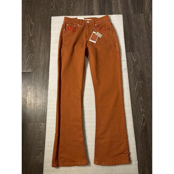 Western Blue Los Angeles Bootcut Jeans 7/30 NEW Cowgirl Festival Hippie Y2K - Picture 3 of 12